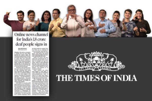 ISH News Features in The Times of India