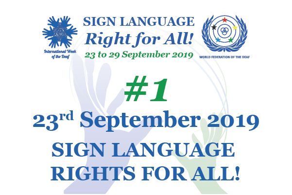 Sign language Rights for All!