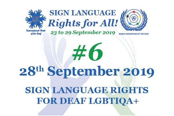 SIGN LANGUAGE RIGHTS FOR DEAF LGBTIQA+