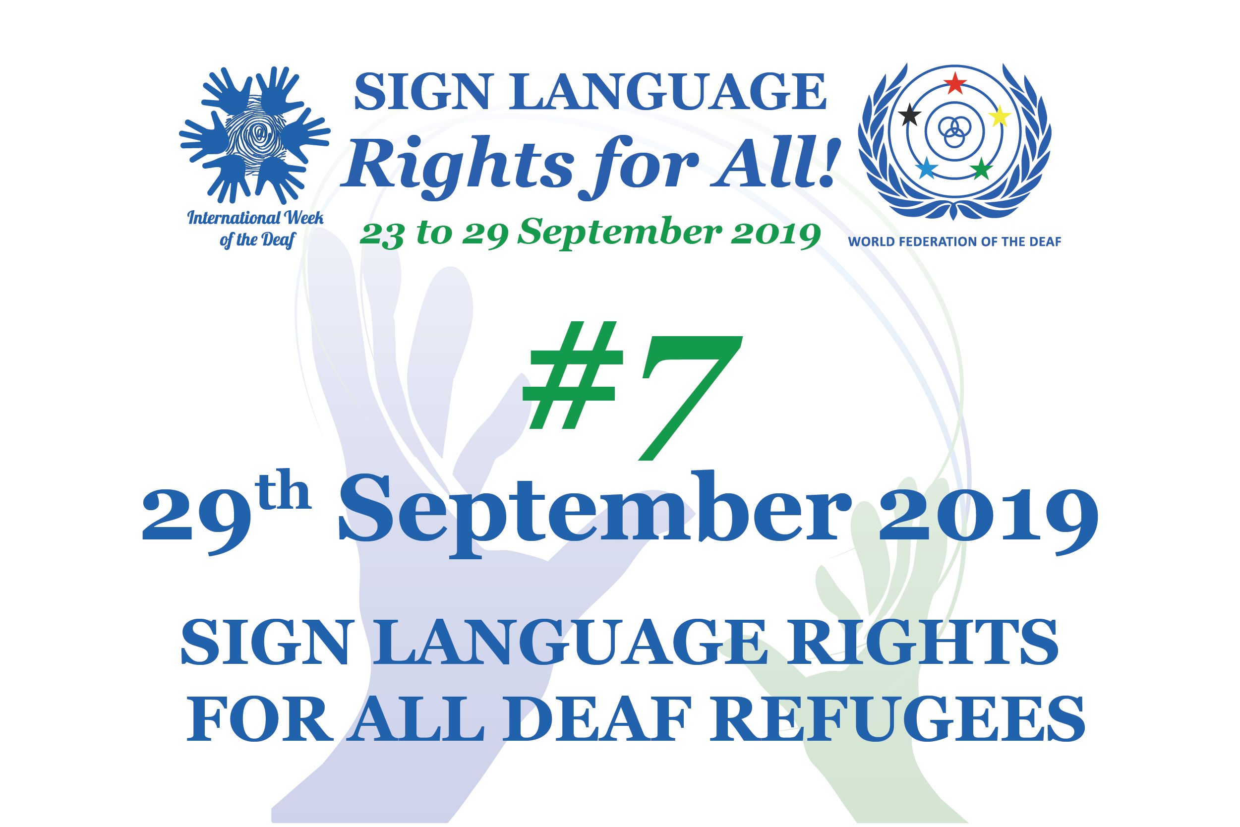 Sign Language Rights For All Deaf Refugees