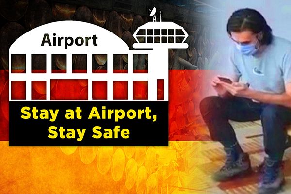 German Man Stuck at Delhi Airport