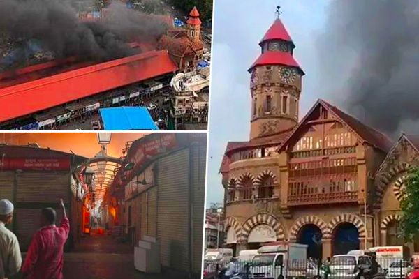 Major Fire at Mumbai’s Crawford Market