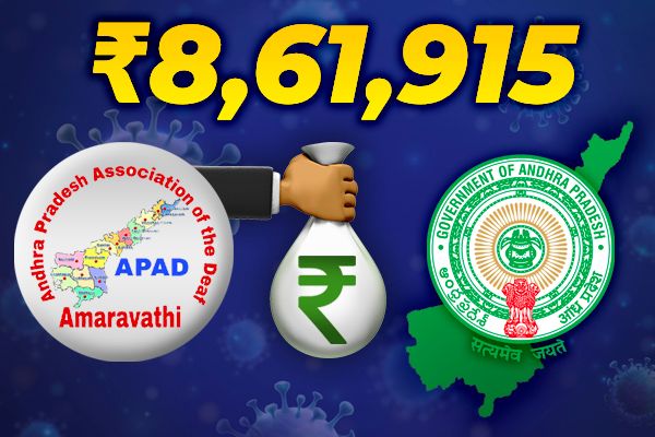 APAD Donates to Andhra Pradesh CM Relief Fund