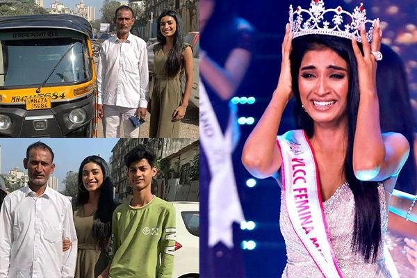 Daughter of Rickshaw Driver Crowned Miss India Runner Up
