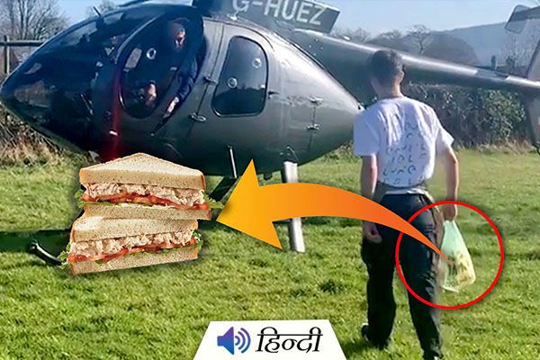 Man Takes 130 KM Helicopter Ride to Eat Favourite Sandwich