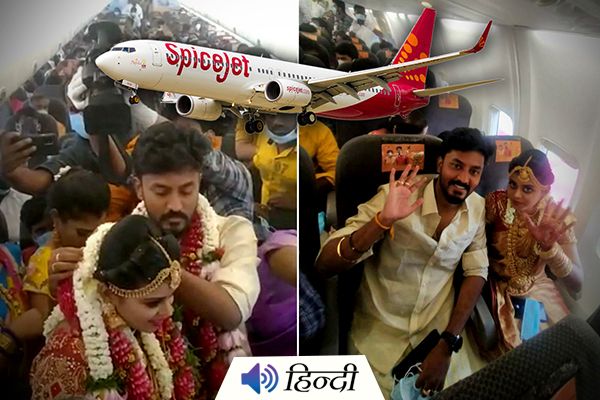 Madurai Couple Get Married on SpiceJet Flight