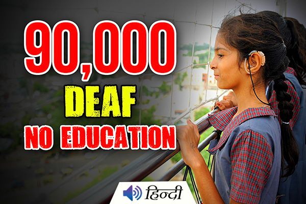 Education of 90,000 Deaf Children Stops in 7 States