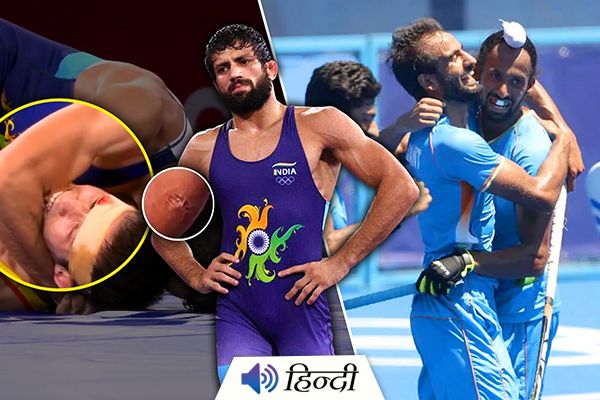 Wrestler Bites Ravi Kumar Dahiya at Tokyo Olympics