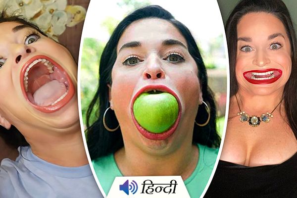 Woman Creates Guinness World Record For Biggest Mouth