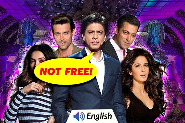 SRK, Salman Khan, etc. Charge Crores for Weddings