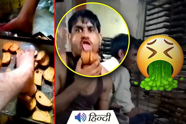 Workers Put Dirty Feet on Toast & Lick them in Viral Video