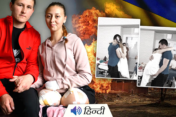 Ukrainian Nurse Who Lost Legs In War Gets Married in Hospital