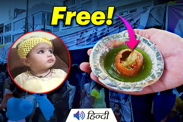 Man Distributes Rs 1.1 Lakh Free Panipuri’s on Daughters Birthday