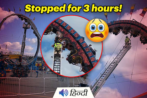 8 People Stuck Upside Down On A Roller Coaster Ride For 3 Hours