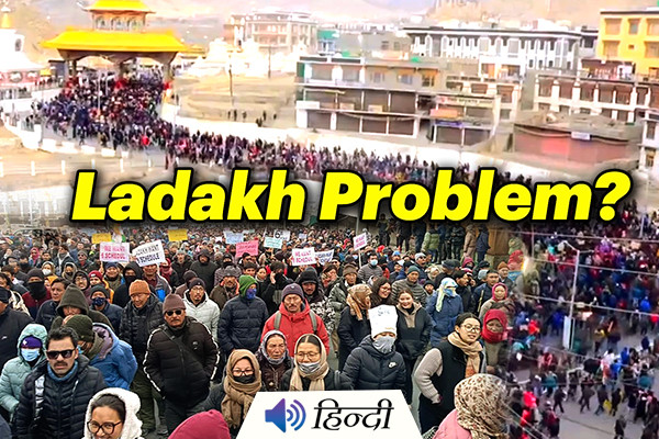 People of Ladakh Protest To Turn Region into a State