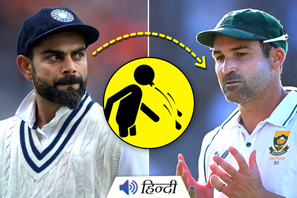 South African Captain Dean Elgar Says Virat Kohli Spat at Him