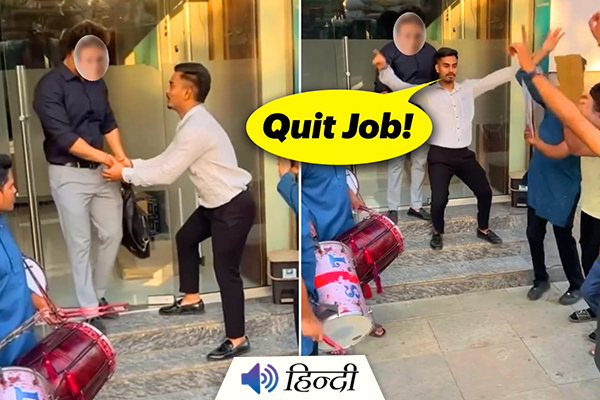 Pune Man Quits Toxic Job, Dances to Dhol With Ex-boss