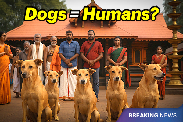 Kerala’s Unique Temple Where Dogs Are Worshipped