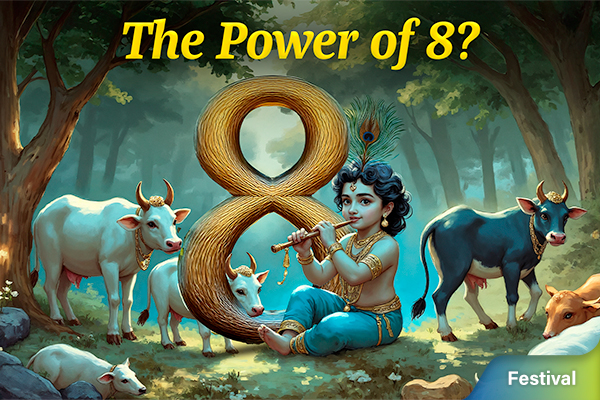 Lord Krishna and His Relation with Number 8
