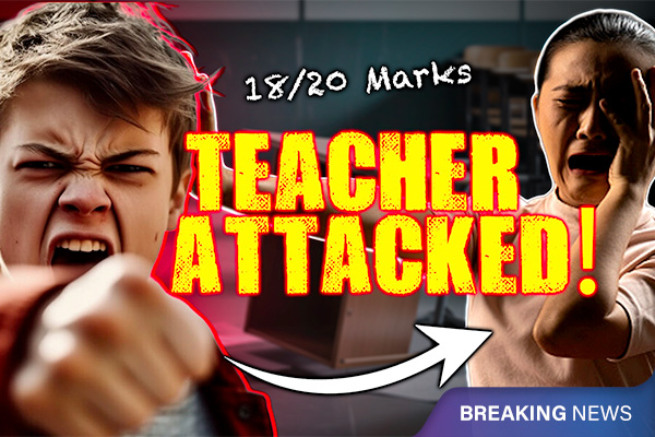 Student Attacks Math Teacher Over Low Marks in Thailand