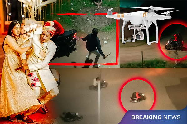 Groom Stabbed in Wedding; Cameraman's Drone Chases Attacker for 2 Km