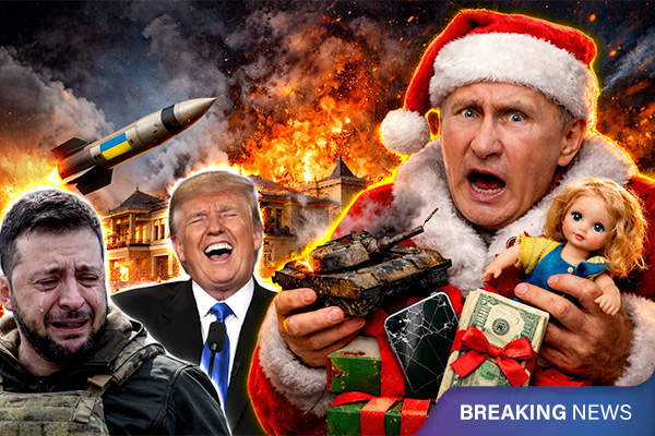 Ukraine Attacks Putin's House, ‘Santa’ Putin's Christmas Gifts
