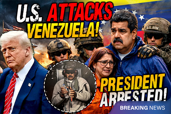 US Attacks Venezuela, Arrests President Nicolas Maduro And His Wife