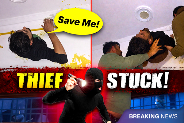 Thief Gets Stuck in Exhaust Fan During Burglary Attempt in Kota