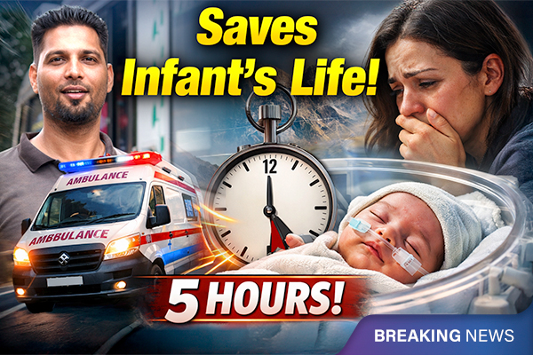 Ambulance Covers 12 hours Route to 5 Hours: Saves 15-days Infant’s Life