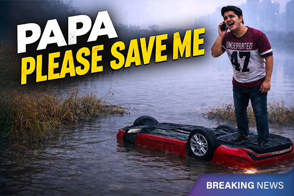 Papa Please Save Me: Noida Man's Last Call Before Drowning