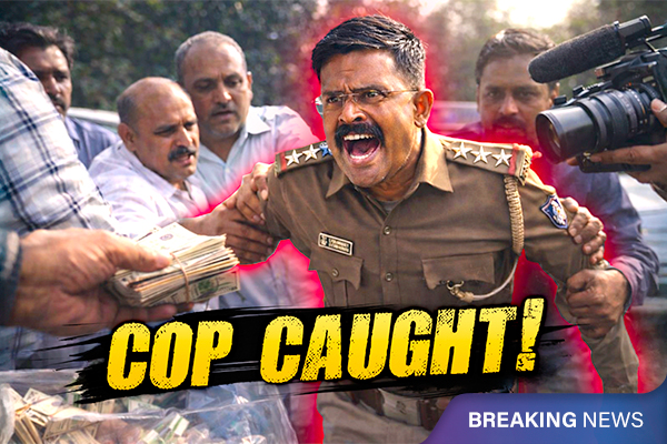 Bengaluru Cop Caught Red-Handed Taking Rs.4 Lakh Bribe