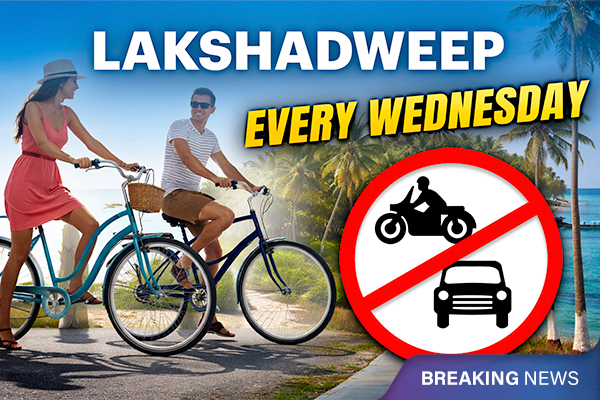 Lakshadweep Declares No Vehicle Day Every Wednesday