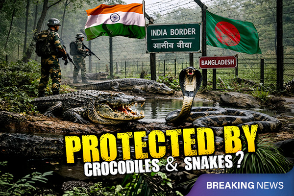 Indo-Bangladesh Border to be Protected by Crocodiles and Snakes?