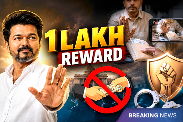 Vijay Joseph Declares Rs 1 Lakh Reward for Catching Corrupt Government Employees