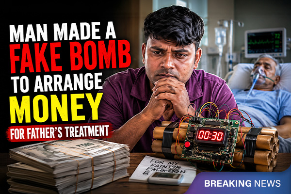 Man Made a Fake Bomb To Arrange Money For Medical Treatment