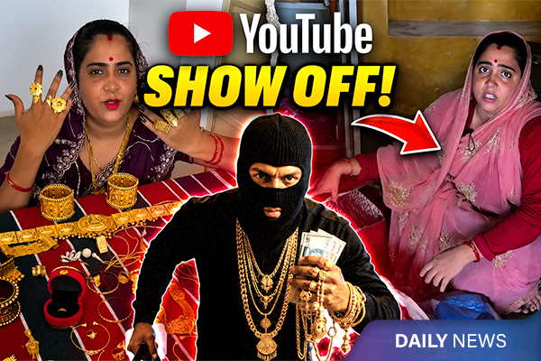 YouTuber Showed Off Gold and Wealth Online, Thieves Later Stole Jewellery Worth Lakhs