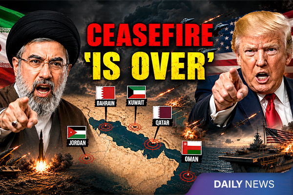 Iran Attacks 5 Gulf Nations, Trump Says Ceasefire 'Is Over'