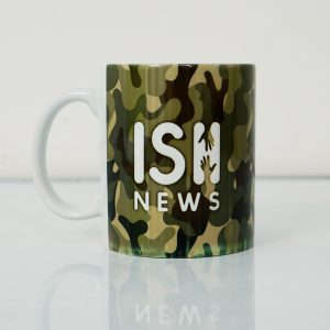 ISH News Army Pattern Mug
