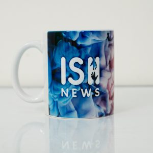 ISH News Blue Smoked Mug